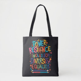 Empowerment und Diversity Inspiration Tote Bag Tasche