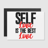 Empowerment von Frauen - Selbstbewusstsein ist die Magnetkarte (Vorne/Hinten)