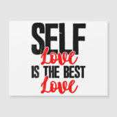 Empowerment von Frauen - Selbstbewusstsein ist die Magnetkarte (Vorderseite)