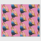 Empowerment von Frauen Thunder_Cove Geschenkpapier (Flach)