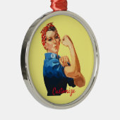 Empowerment von Frauen Thunder_Cove Ornament Aus Metall (Rechts)