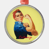 Empowerment von Frauen Thunder_Cove Ornament Aus Metall (Vorne)