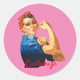  Empowerment von Frauen Thunder_Cove   Runder Aufkleber