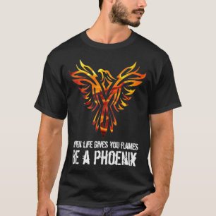 Empowerment von Phoenix Flammen Inspiration T-Shirt