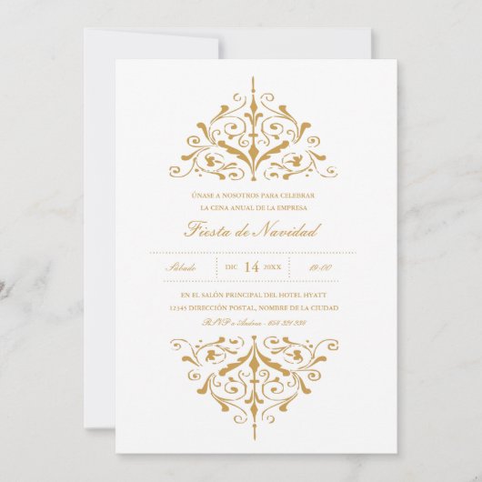 Empresa Invitación Fiesta Highlights Einladung (Vorderseite)