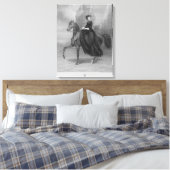 Empress Elisabeth of Austria on horse Leinwanddruck (Insitu (Schlafzimmer))