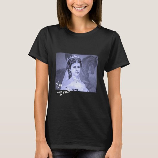 Empress Elisabeth of Austria on horse – Sisi T-Shirt (Vorderseite)