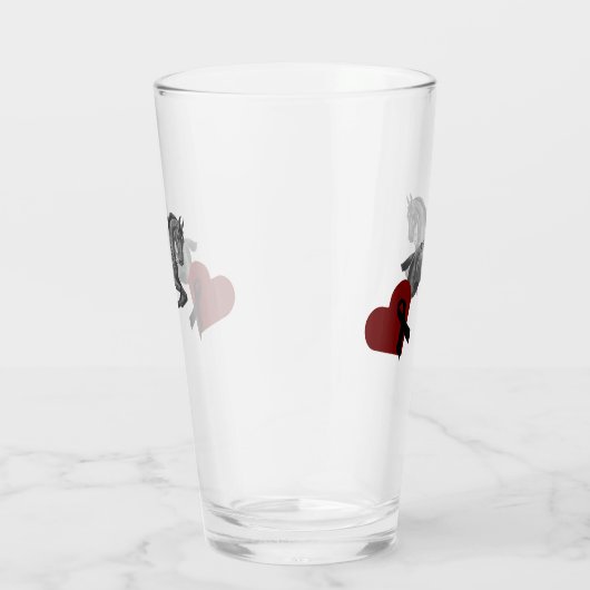 Empress Elisabeth on horse Glas (Rechts)