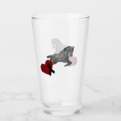 Empress Elisabeth on horse Glas (Vorderseite)