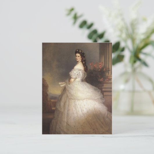 Empress Elisabeth - Sisi - Franz Xaver Winterhalt Postkarte (Stehend Vorderseite)