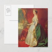 Empress Eugenie Postkarte (Vorne/Hinten)
