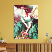 Empress Eugenie und ihre Damen in Wart Leinwanddruck (Insitu (Wohnzimmer))