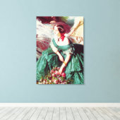 Empress Eugenie und ihre Damen in Wart Leinwanddruck (Insitu (Holzboden))