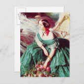 Empress Eugenie und ihre Damen in Wart Postkarte (Vorne/Hinten)