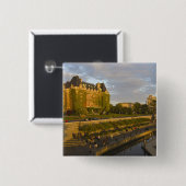 Empress Hotel und Innenhafen; Button (Vorne & Hinten)