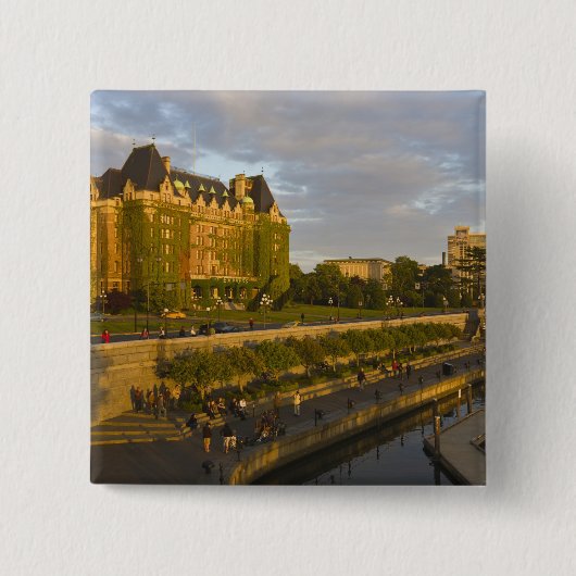 Empress Hotel und Innenhafen; Button (Vorderseite)