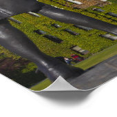 Empress Hotel und Statue von Captain James Cook, Poster (Ecke)