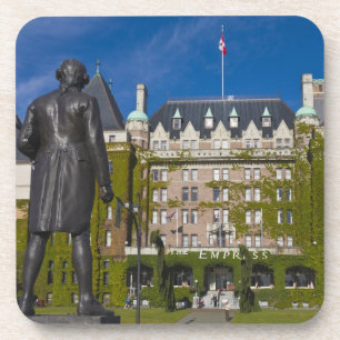 Empress Hotel und Statue von Kapitän James Cook, Untersetzer