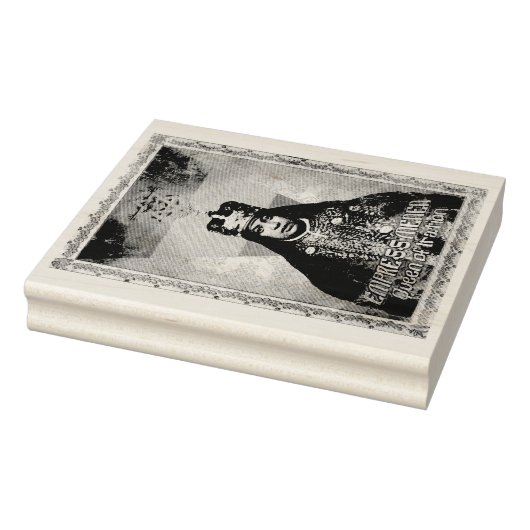 Empress Menen Jah Rastafari Wood Art Stamp Gummistempel (Stempel)