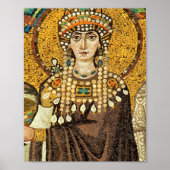 Empress Theodora Mosaic Poster (Vorne)