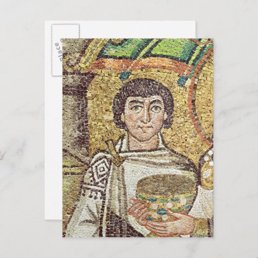 Empress Theodora Postkarte (Vorne/Hinten)