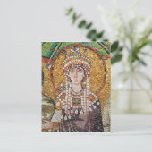Empress Theodora Postkarte (Stehend Vorderseite)