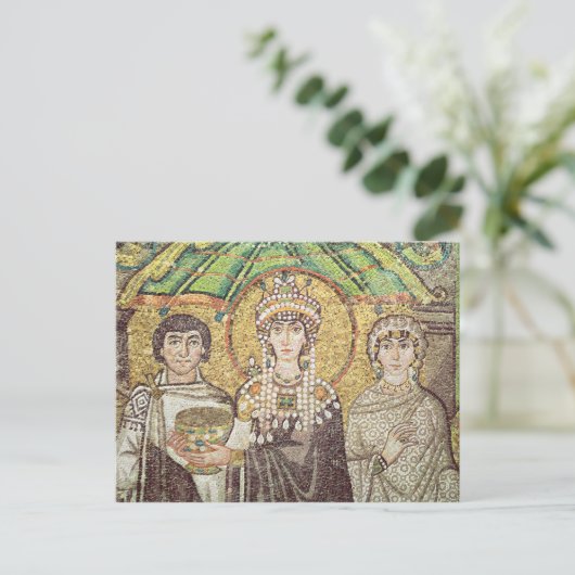 Empress Theodora Postkarte (Stehend Vorderseite)