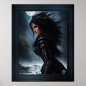 Empress Vampire Hunter AI Concept Art by Xzendor7 Poster (Vorne)