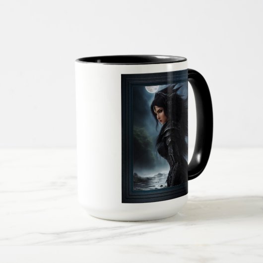 Empress Vampire Hunter AI Concept Art by Xzendor7 Tasse (VorderseiteRechts)