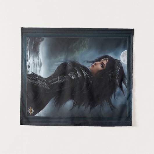 Empress Vampire Hunter AI Concept Art by Xzendor7 Wandteppich (Vorderseite (Horizontal))