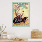 Emprunt de la Liberation ~ Vintages Französisches Poster (Küche)