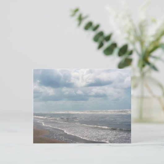 Empty Beach Postkarte (Stehend Vorderseite)