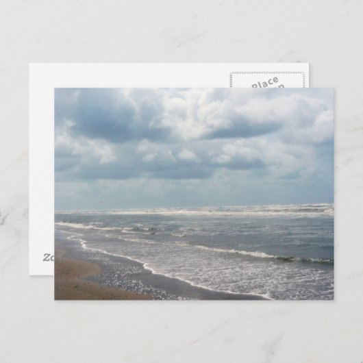 Empty Beach Postkarte (Vorne/Hinten)