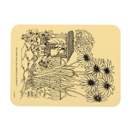 Empty Bird Feeder Magnet (Horizontal)