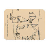 Empty Bird Feeder Magnet (Horizontal)