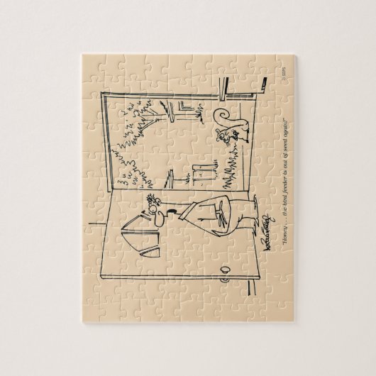 Empty Bird Feeder Puzzle (Vertikal)