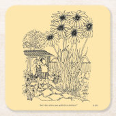 Empty Bird Feeder Rechteckiger Pappuntersetzer (Vorderseite)