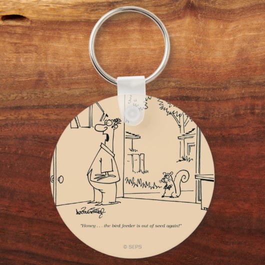 Empty Bird Feeder Schlüsselanhänger (Vorderseite)