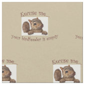 Empty Birdfeeder Stoff (Nahaufnahme)