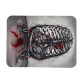 Empty Cage Anatomie Herzchirurgie Horror Kunst Magnet (Horizontal)