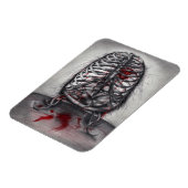 Empty Cage Anatomie Herzchirurgie Horror Kunst Magnet (Linke Seite)