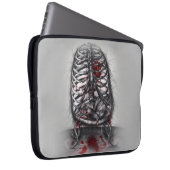 Empty Cage Anatomie Horror Art Laptop-Sieb Laptopschutzhülle (Vorne Rechts)