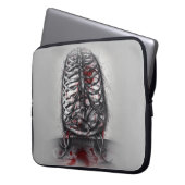 Empty Cage Anatomie Horror Art Laptop-Sieb Laptopschutzhülle (Vorderseite Links)