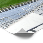 Empty College Football Stadium Poster (Ecke)