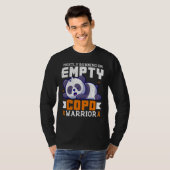 Empty COPD Warrior Awareness Support Month Orange  T-Shirt (Vorne ganz)