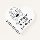 Empty Echoes Notizblock (Vorderseite)