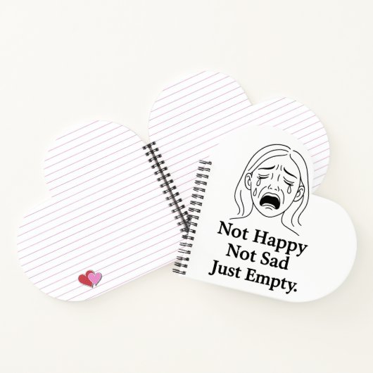 Empty Echoes Notizblock (Innenseite)