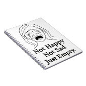 Empty Echoes Notizblock (Rechte Seite)