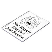 Empty Echoes Notizblock (Linke Seite)