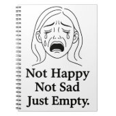 Empty Echoes Notizblock (Vorderseite)